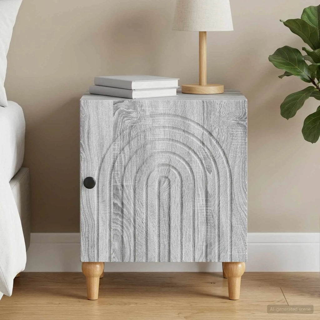Armadio da Notte Grigio Sonoma 43 x 34,5 x 50 cm 894117