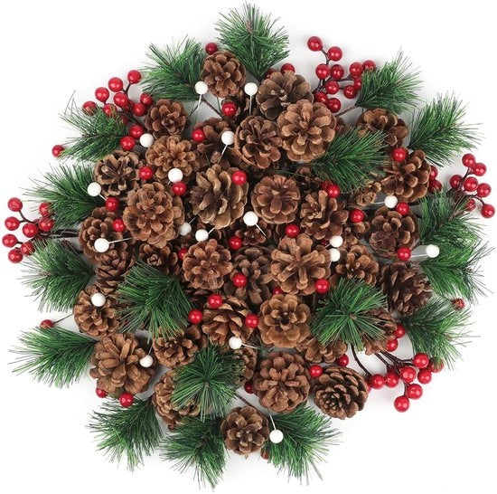 Decorazioni di Natale di Cipresso Naturale - 150 pezzi