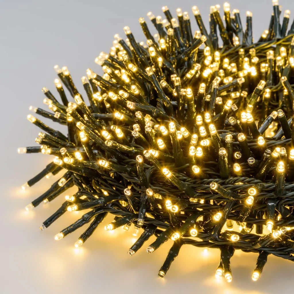 Catena Nastro di Luce 1000 miniled con Multiflash - bianco-caldo