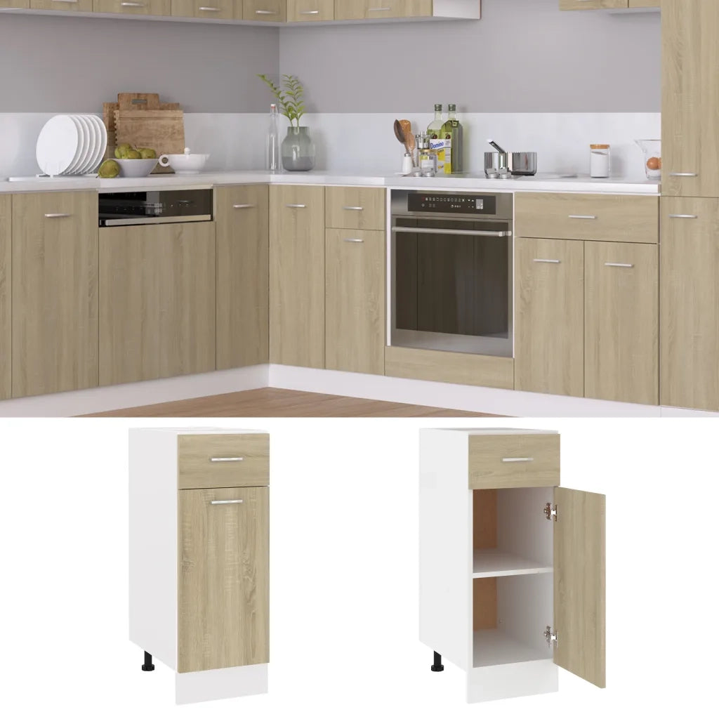 Armadio Inferiore Cassetto “Lyon” Rovere Sonoma 30x46x81,5 801207