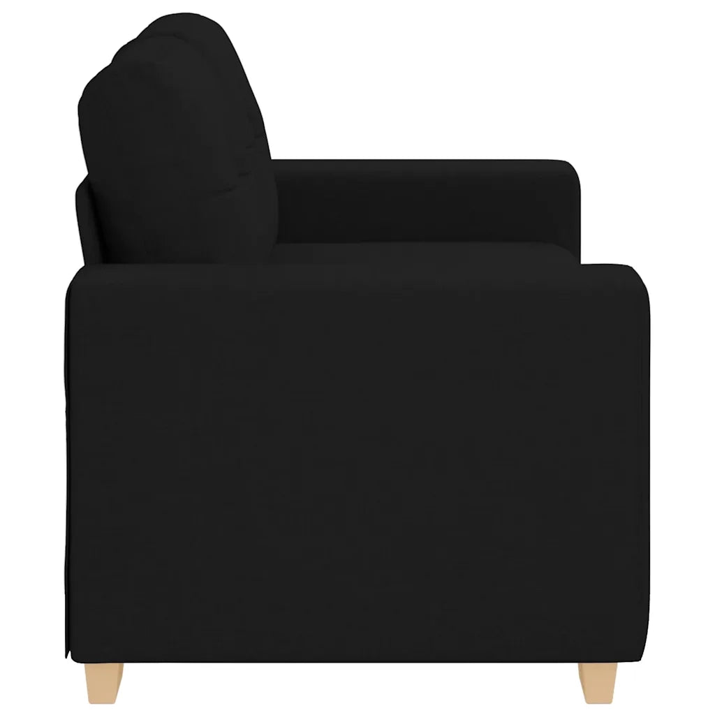 Divano Divanetto-Sofa Nero 120 cm in Tessuto