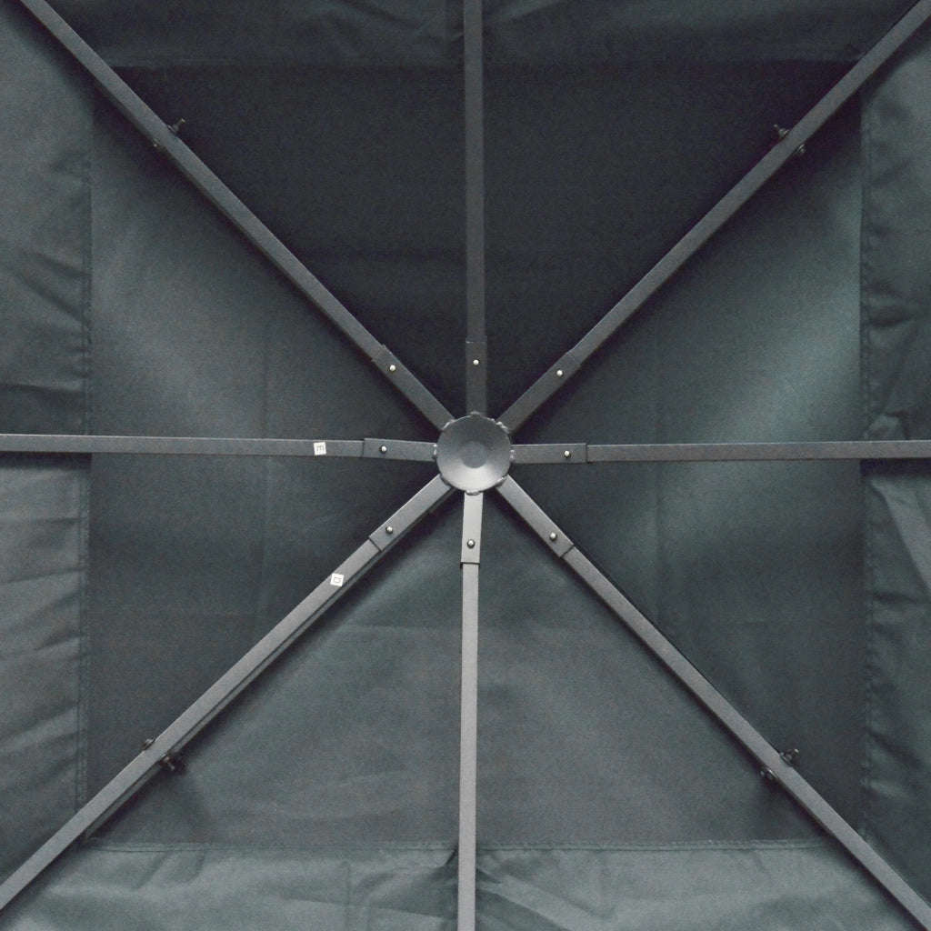 Tetto Gazebo 3x3m 2 Livelli ¨C Minimal ¨C Grigio Antracite