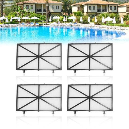 Set di filtri per piscina robotizzata - 4 pezzi - Filtro a maglie ultrafine - Ideale per pulitori di piscina - Filtrazione efficace...