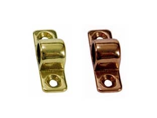 INCONTRO PIANO PER CRICCHETTO SOPRALUCE- - ottone bronzato - 10 pezzi