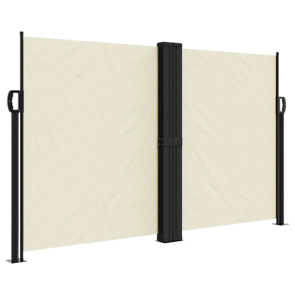 Tenda da Sole | Tenda parasole Laterale Retrattile Crema 140x1000 cm