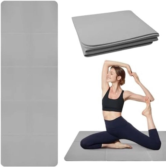 Mat per yoga e fitness pieghevole - compatto e antiscivolo