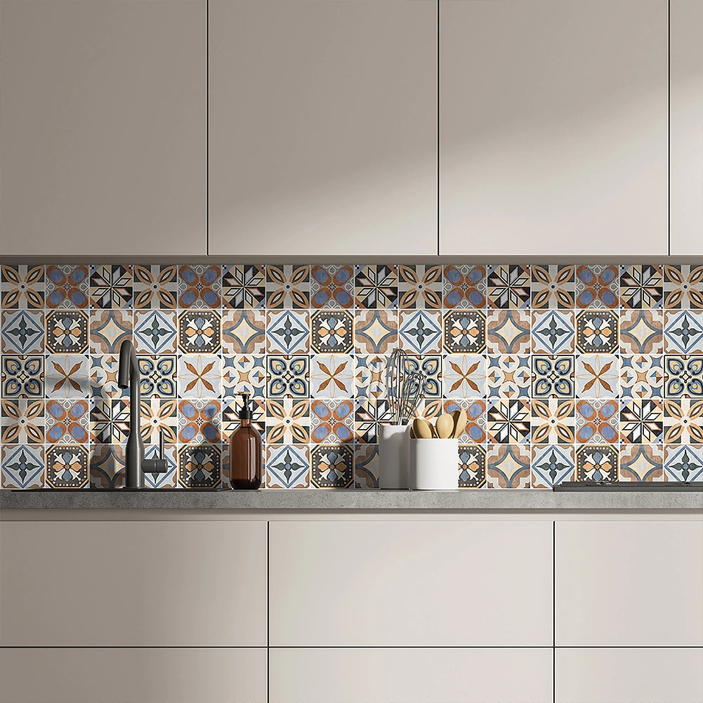 Set 10 Pannelli Adesivi Piastrelle per Muro Parete 30.5 cm Decorazione Mosaico
