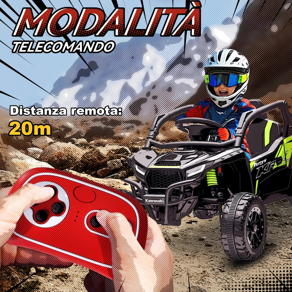 Macchina Elettrica per Bambini ¨C Minimal ¨C 12V, Telecomando, Nero