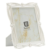 Cornice portafoto Ribbon argento con profilo a nastro 20x25 cm