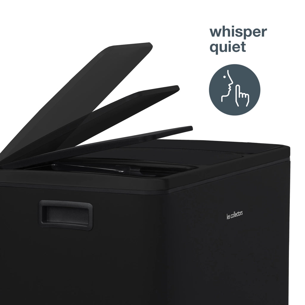 Pattumiera per differenziata 3x18L nero