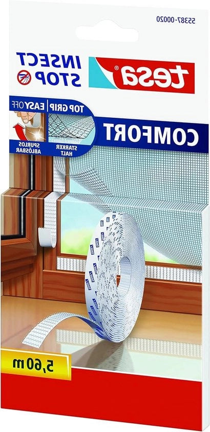 Nastro di fissaggio insetticida Comfort adesivo a colla premendo per fissare repellenti per insetti Bianco 560 m Nastro adesivo premendo