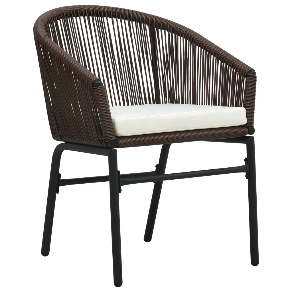 Set Mobili da Pranzo per Giardino 3 pz Marrone 3099227