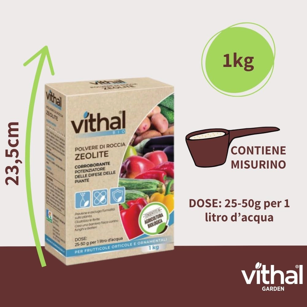 VITHAL INTEGRATORE DI ZEOLITE PER PIANTE kg. 1