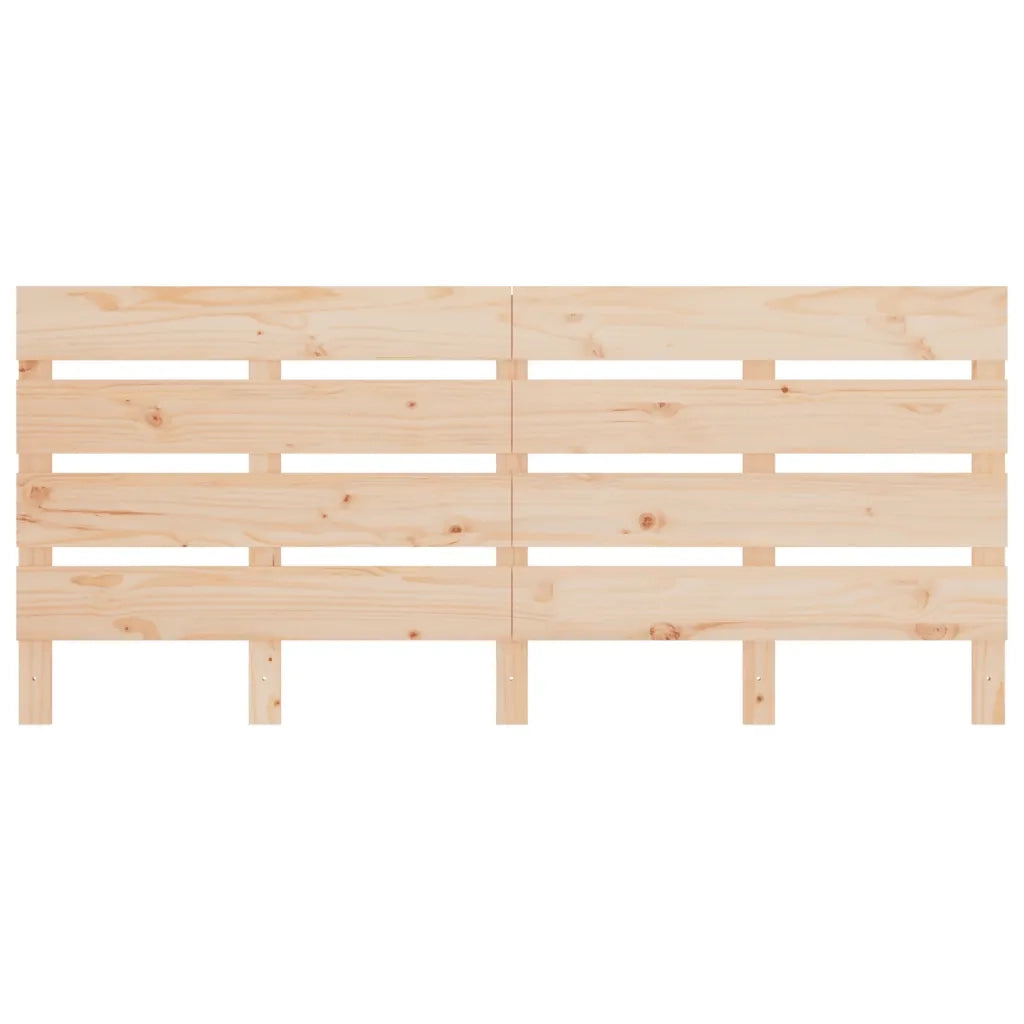 Testiera per Letto 160x3x80 cm in Legno Massello di Pino 821352