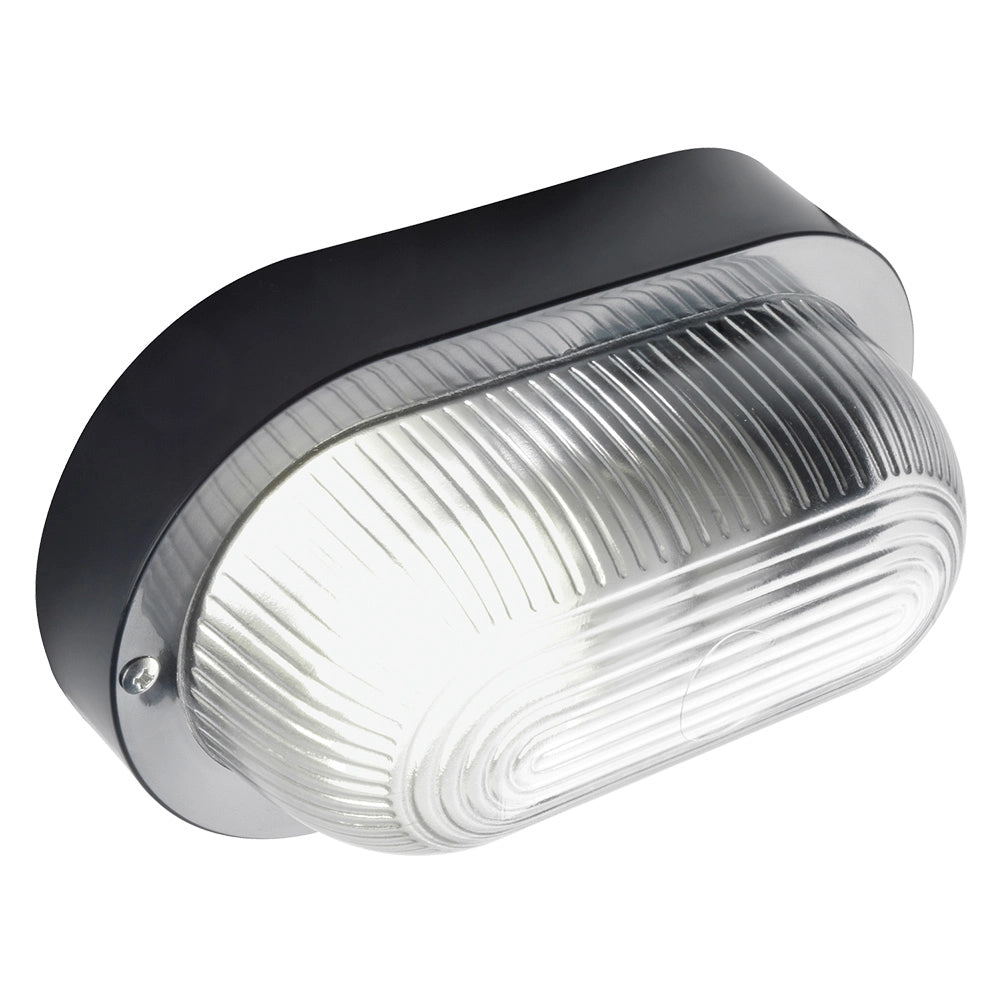 PLAFONIERA 'OVALE' colore nero  - I-LUCE BY SOVIL