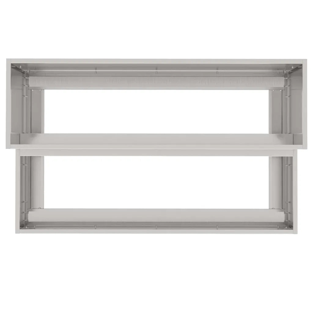 Fioriere | Cassetta per fiori | Vaso da giardino Argento 100 x 60 x 45 cm Acciaio inossidabile