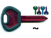 CHIAVI SIMPLEX PER AUTO CITROEN PEUGEOT SX6U4- - SX6U4 ultralite rosse - 5 pezzi SILCA