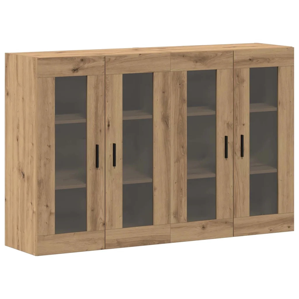 Armadi da Muro 2 pz rovere artigianale 69,5 x 34 x 90 cm 3394582