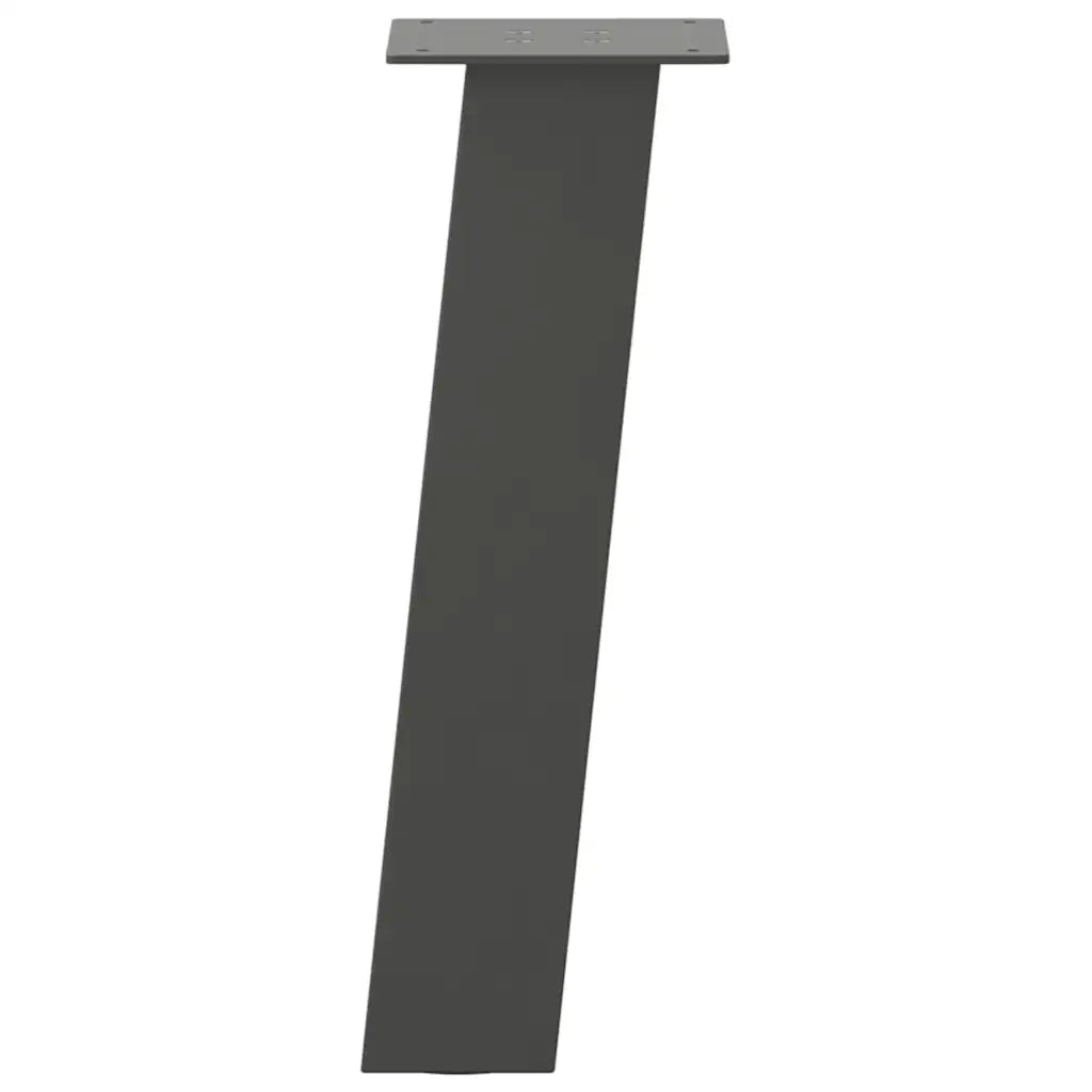 Gambe per tavolino 4 pz Antracite 30 cm Acciaio 4012498