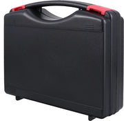 Cassetta di attrezzi - Scatola di archiviazione - Organizzatore di parti - Doppio chiusura a sicurezza - 245 x 18 x 7 cm - Nero