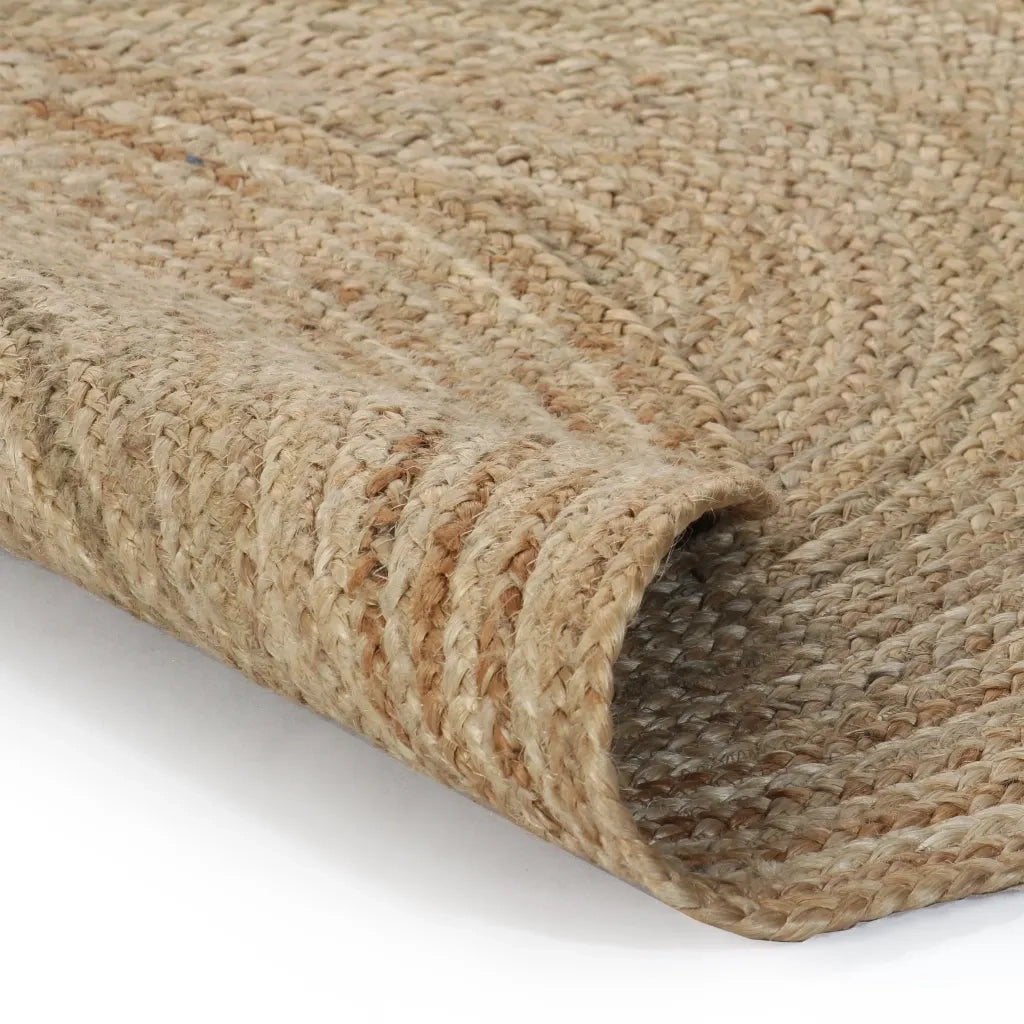 Tappeto in Juta Intrecciata 150 cm Rotondo 245338