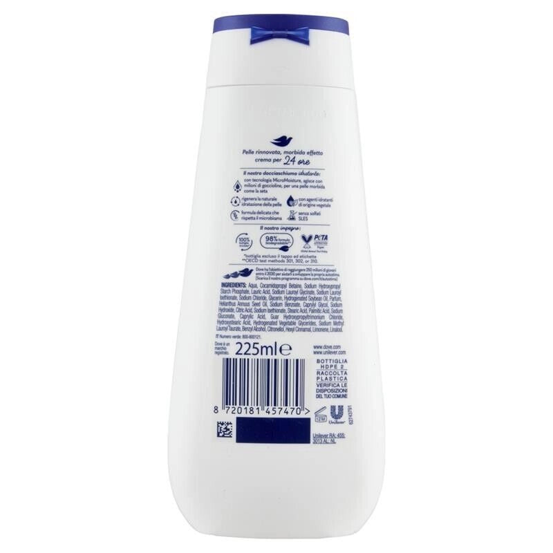 DOVE DOCCIASCHIUMA  NUTRIMENTO INTENSO 225ML