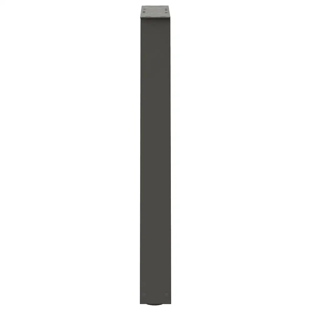 Gambe per tavolo da pranzo a forma di V 2 pz Antracite 60x(72-73,3) cm Acciaio 4012566