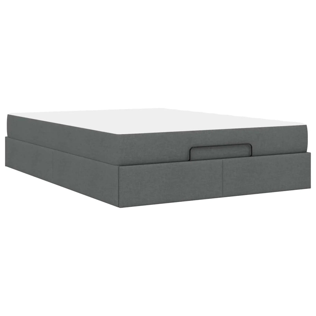 Struttura letto con materasso 2 pcs Grigio Sfumato Tessuto 3399495