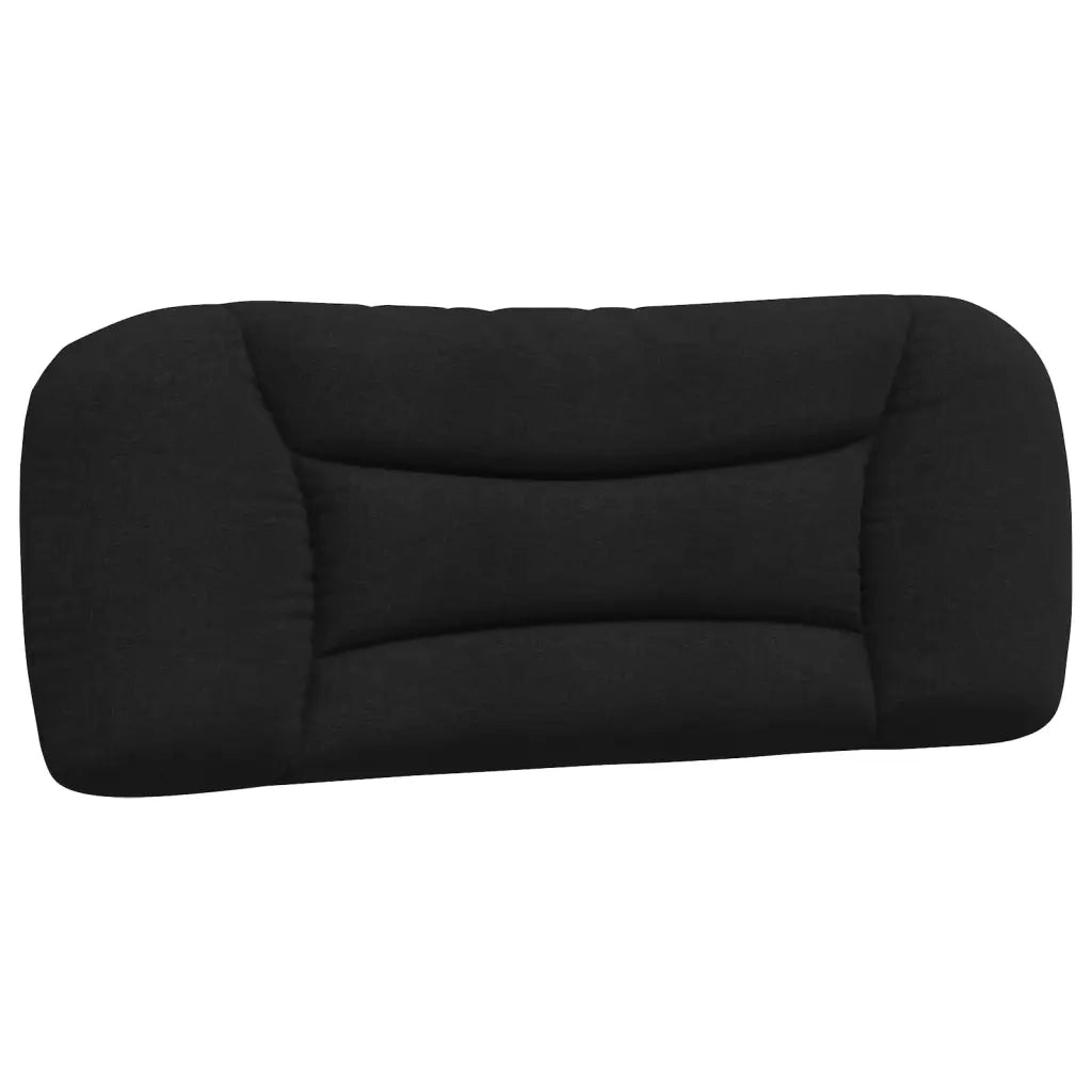 Letto singolo | Letto per adulti | Giroletto con LED senza Materasso Hvar Nero 100x200 cm in Tessuto