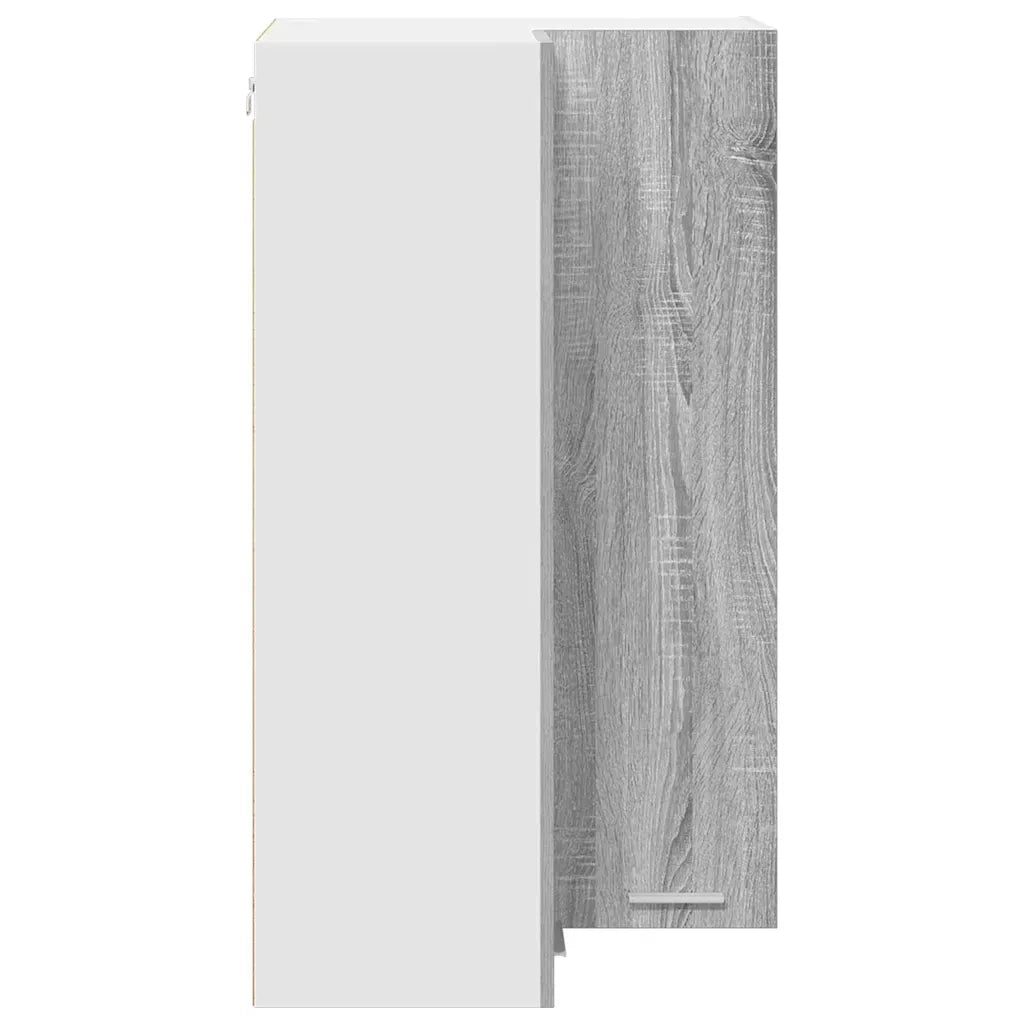 Armadio pensile | Mobile da Cucina Grigio Sonoma e Bianco 57 x 57 x 100 cm