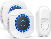 Deurbel wireless, portata wireless, impermeabile, deurbel con diverse tonalità, 5 volumi.
