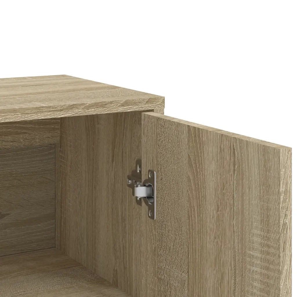 Credenze 2 pz | Madia | Buffet da pranzo | Armadio da pranzo Rovere Sonoma 60x31x84 cm in Legno Multistrato