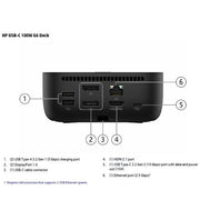 Hp dock usb-c 100w g6 - 9X3V1UT#ABZ