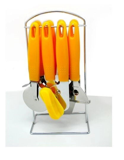 Set Utensili Mestolame da Cucina con stand 7 pezzi