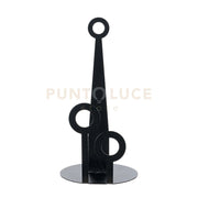 Porta rotoli da cucina Bollicine Nero