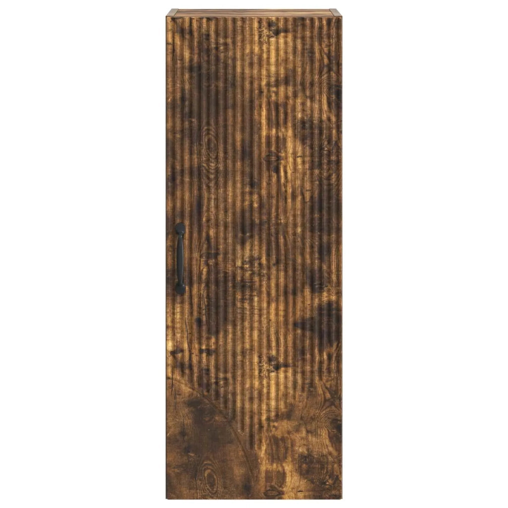Armadietto a Muro | Mobiletto a muro Rovere Fumo 33 x 34,5 x 90 cm