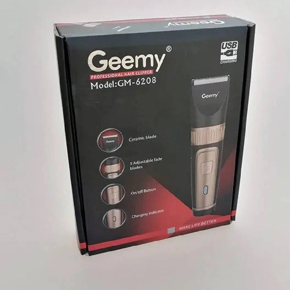 Trade Shop - Taglia Capelli Elettrico Senza Fili Tagliabarba A Batteria Ricaricabile Gm-6208 -