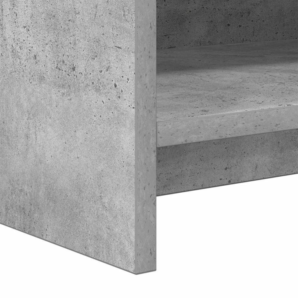 Libreria Grigio Concretè 87,5 x 30 x 111 cm 8011294