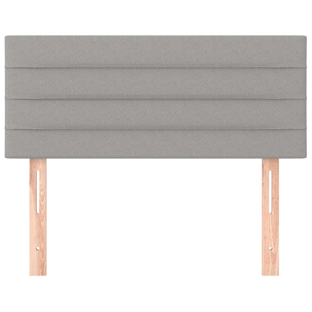 Testiera | Testata Grigio Chiaro 100x5x78/88 cm in Tessuto