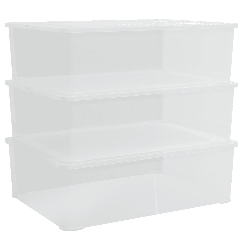 Contenitori in Plastica 3 pz 25 L Impilabili CFW3180259