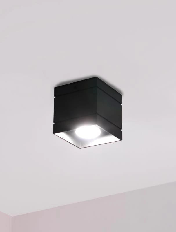 Spot plafoniera Lampex Quado Deluxe 1xGU10 40W bianca