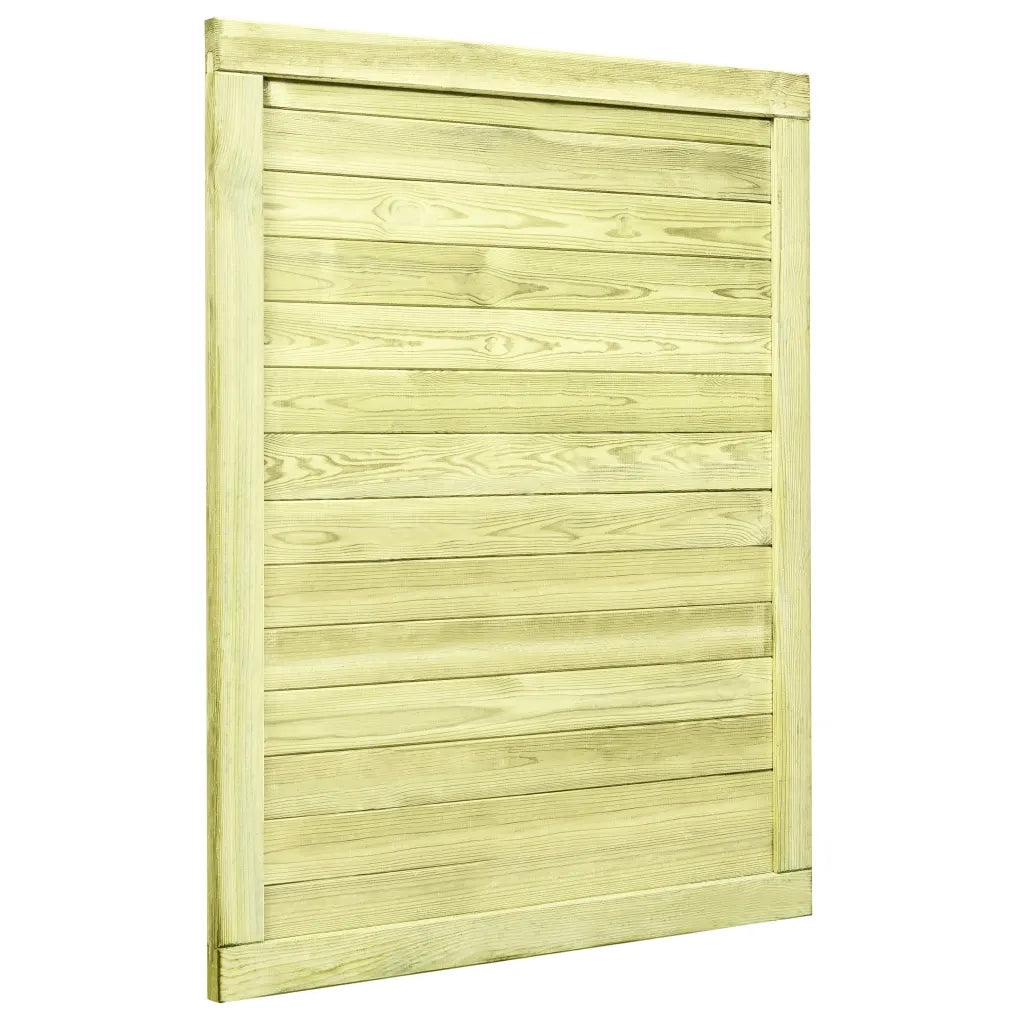 Cancello da Giardino in Legno di Pino Impregnato 125x100 cm 45334