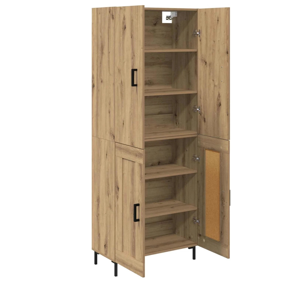 Credenza-Buffet-Armadio da cucina Rovere artigianale 69,5 x 34 x 180 cm 759984