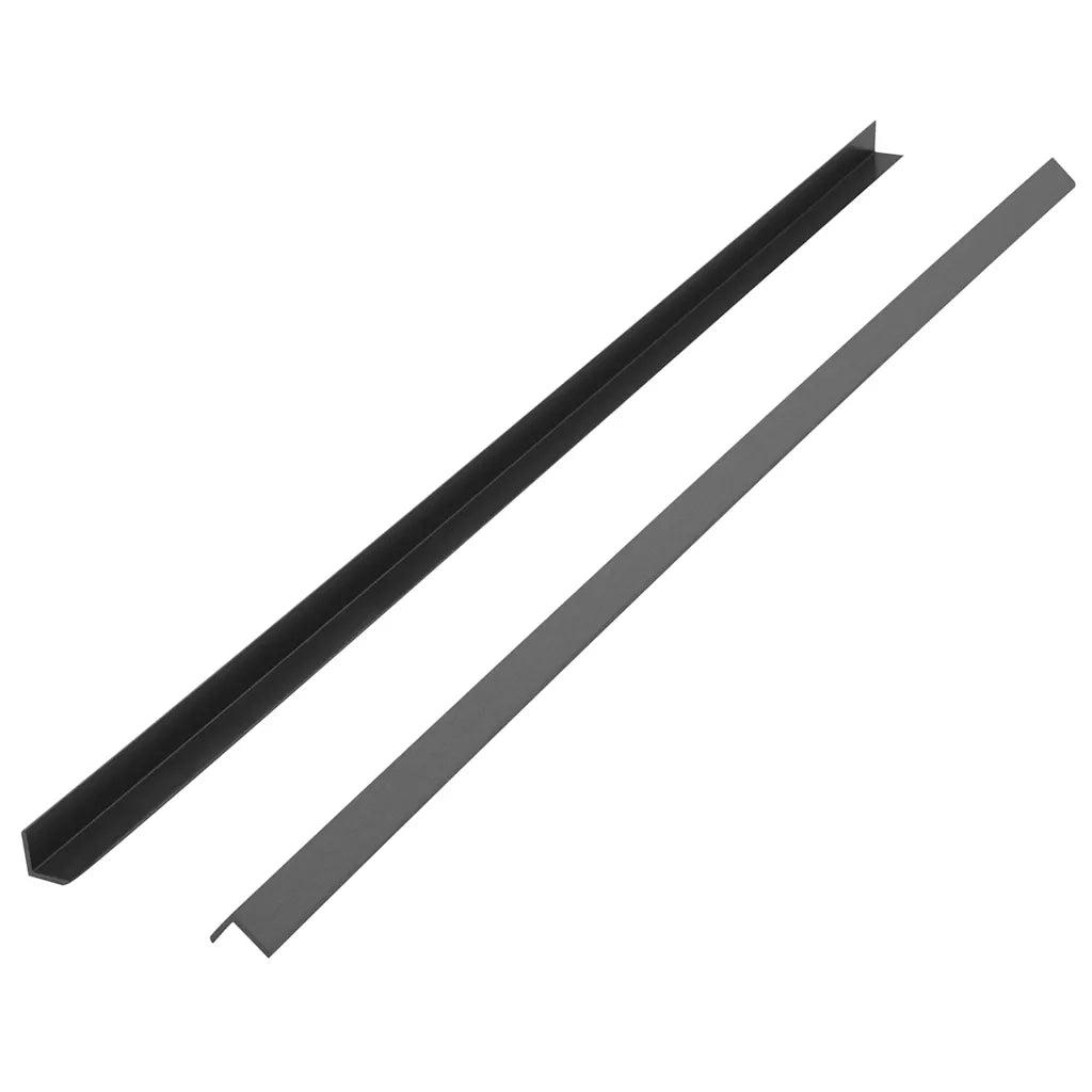 Profili Angolari per Bordi 5pz in WPC 170 cm Grigio 45019