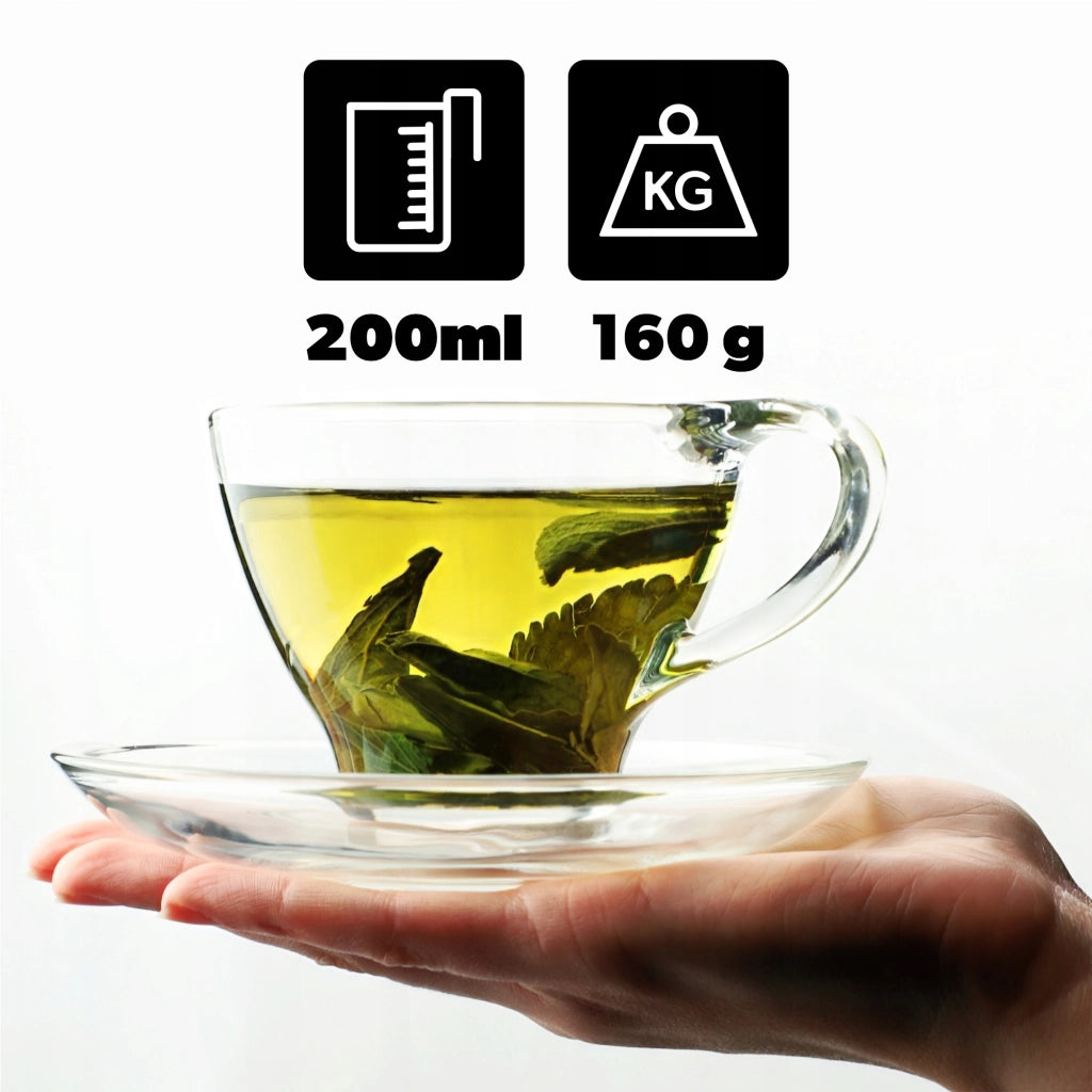 Set di 6 tazze da caffè/tè con piattini KADAX da 200 ml