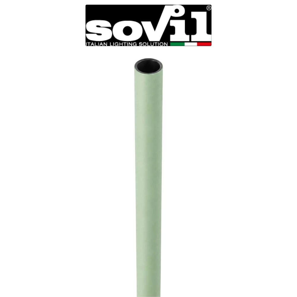 Palo illuminazione esterna 1000 mm diametro 60 mm *** colore salvia, confezione 1