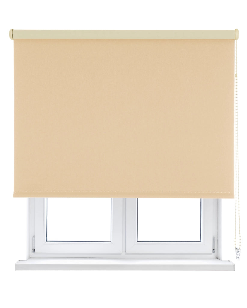 VIEWTEX Tenda a rullo opaca termica/oscurante Albicocca 165 X 250 cm - Made in Europe - 5 anni di garanzia