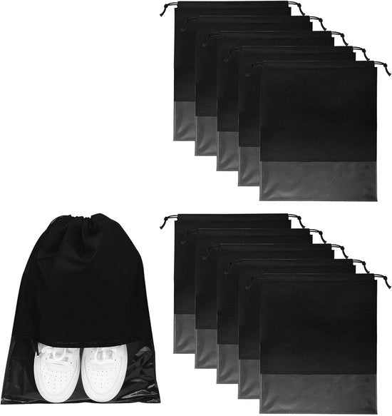 Set di 20 tappeti da ingresso, grandi coperture per pavimenti, 32 x 44 cm, nero