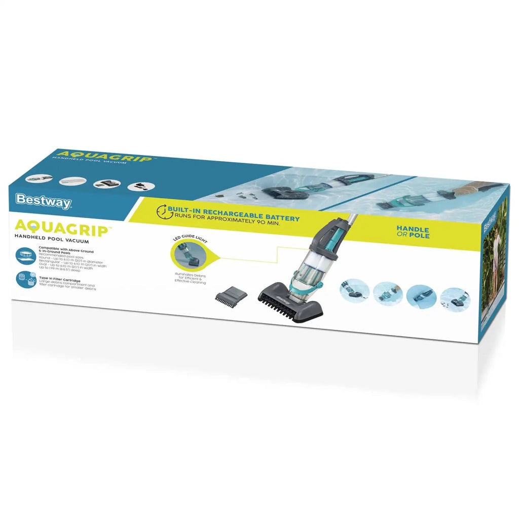 Bestway Aspirapolvere per Piscina Grigio 610 cm ABS e acciaio 42035724