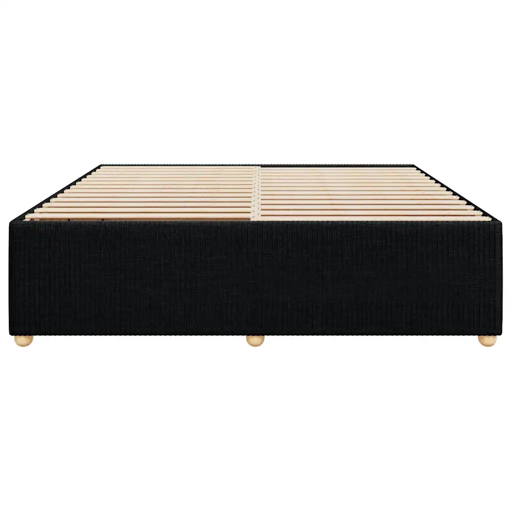 Giroletto senza Materasso Nero 180x200 cm in Tessuto 3284958